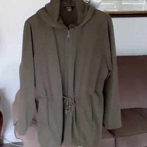 Eddie Bauer Olive Green Hooded Jacket